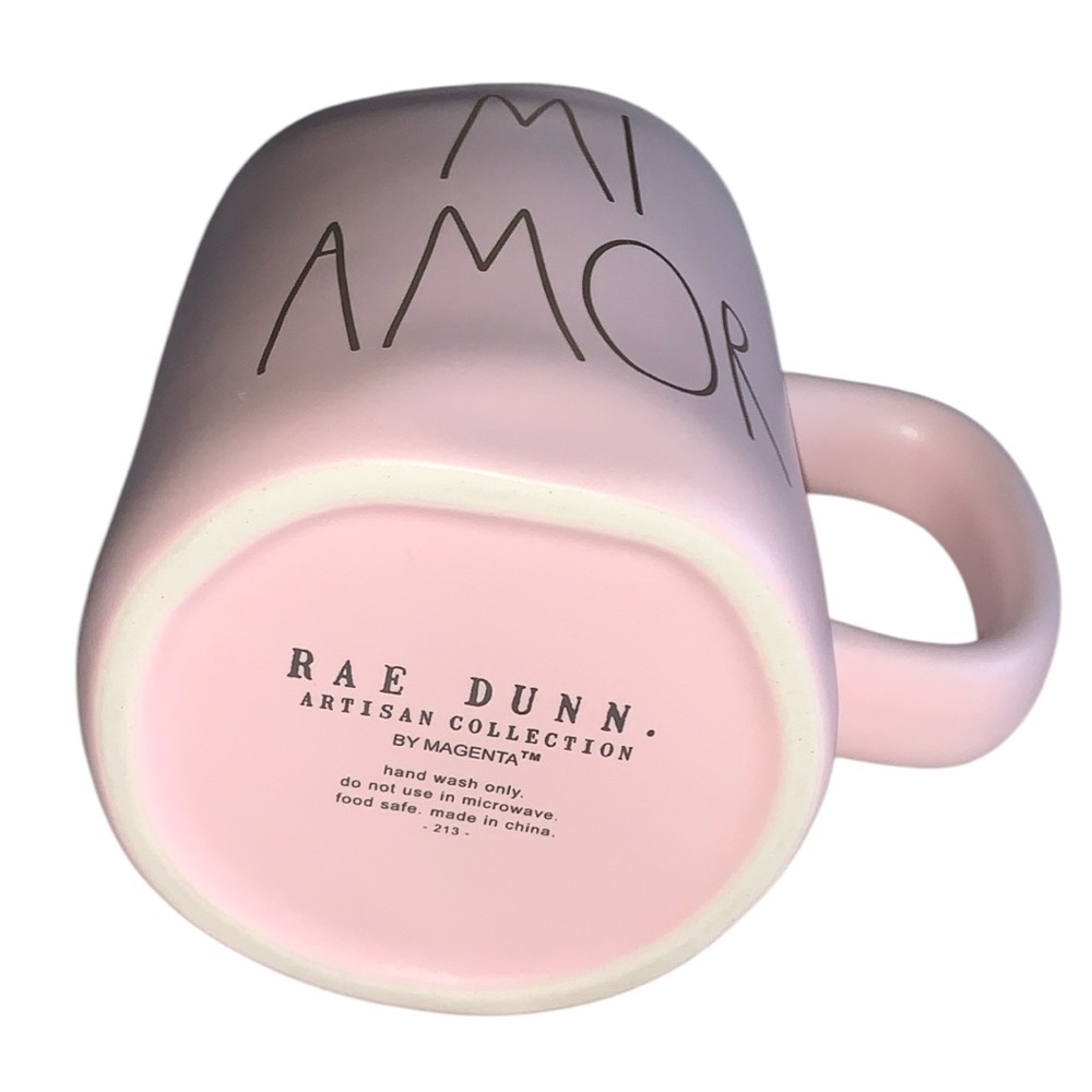 Rae Dunn Pink 'Mi Amor' Mug - Picture 4 of 4